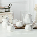 Wholesale afternoon tea set Porcelain coffee & tea sets luxury coffee set